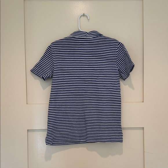 🧒 Polo Ralph Lauren Boys Striped Polo Shirt Size 6 Blue White Red Pony - Picture 6 of 7